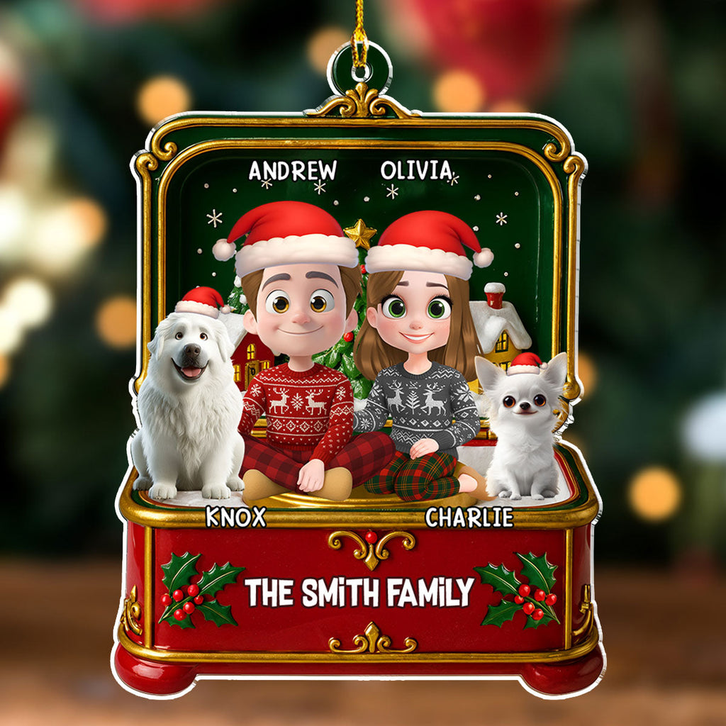 Custom Christmas Decor Home Birthday Gifts For Pet Lovers • Christmas Gift - Personalized Acrylic Ornament