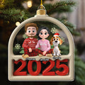 Custom Christmas Decor Home Birthday Gifts For Dog Lovers • Family Furry And Paws - Personalized Acrylic Ornament