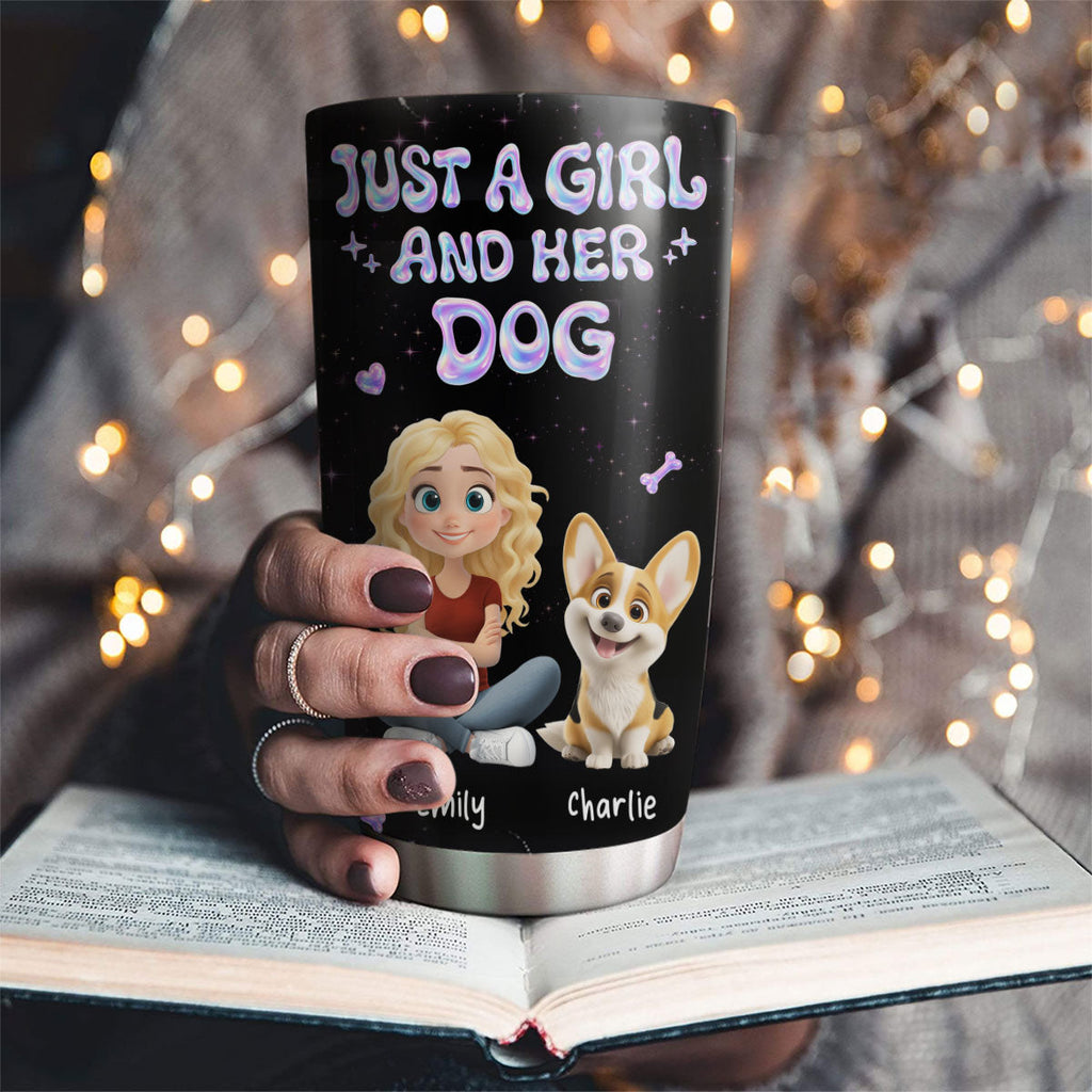 Custom Christmas Birthday Gifts For Dog Mom, Dog Lovers • Never Be Broken - Personalized 3D Effect Tumbler