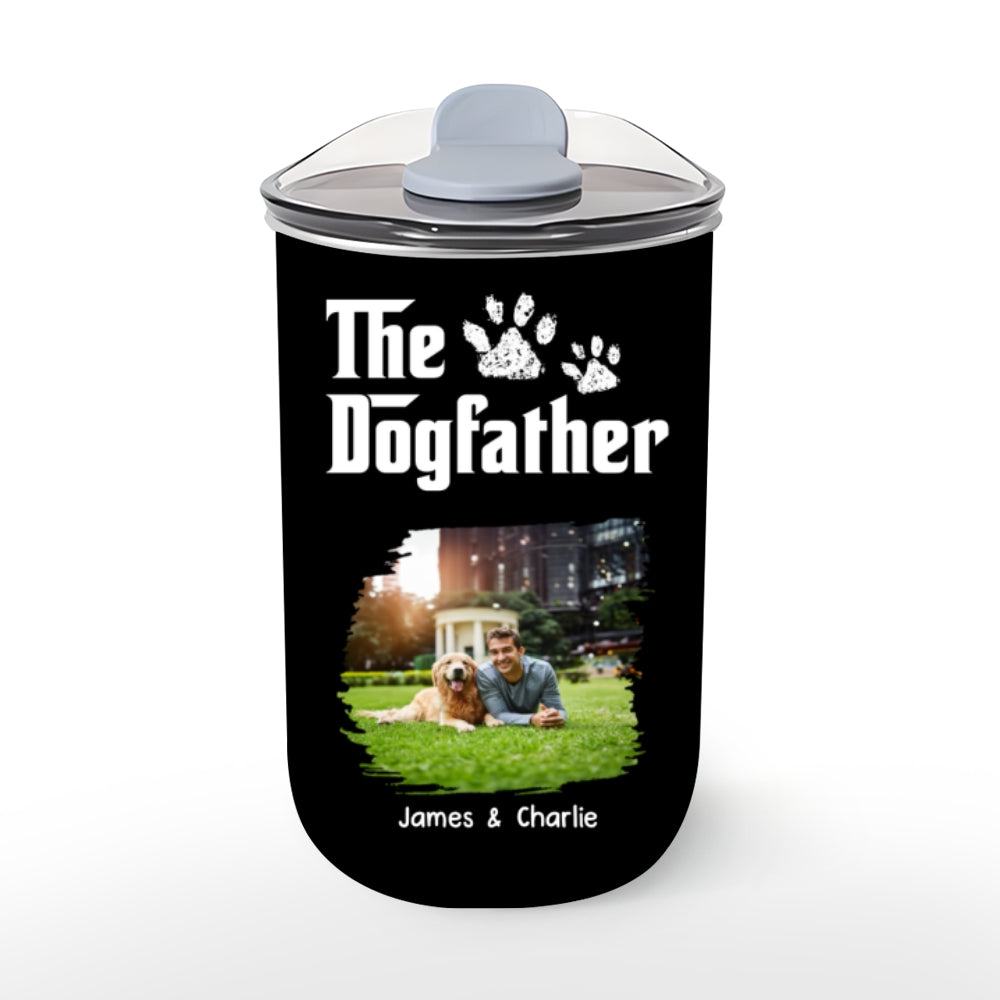 Cool Dog Father Photo - Personalized 10oz Tumbler