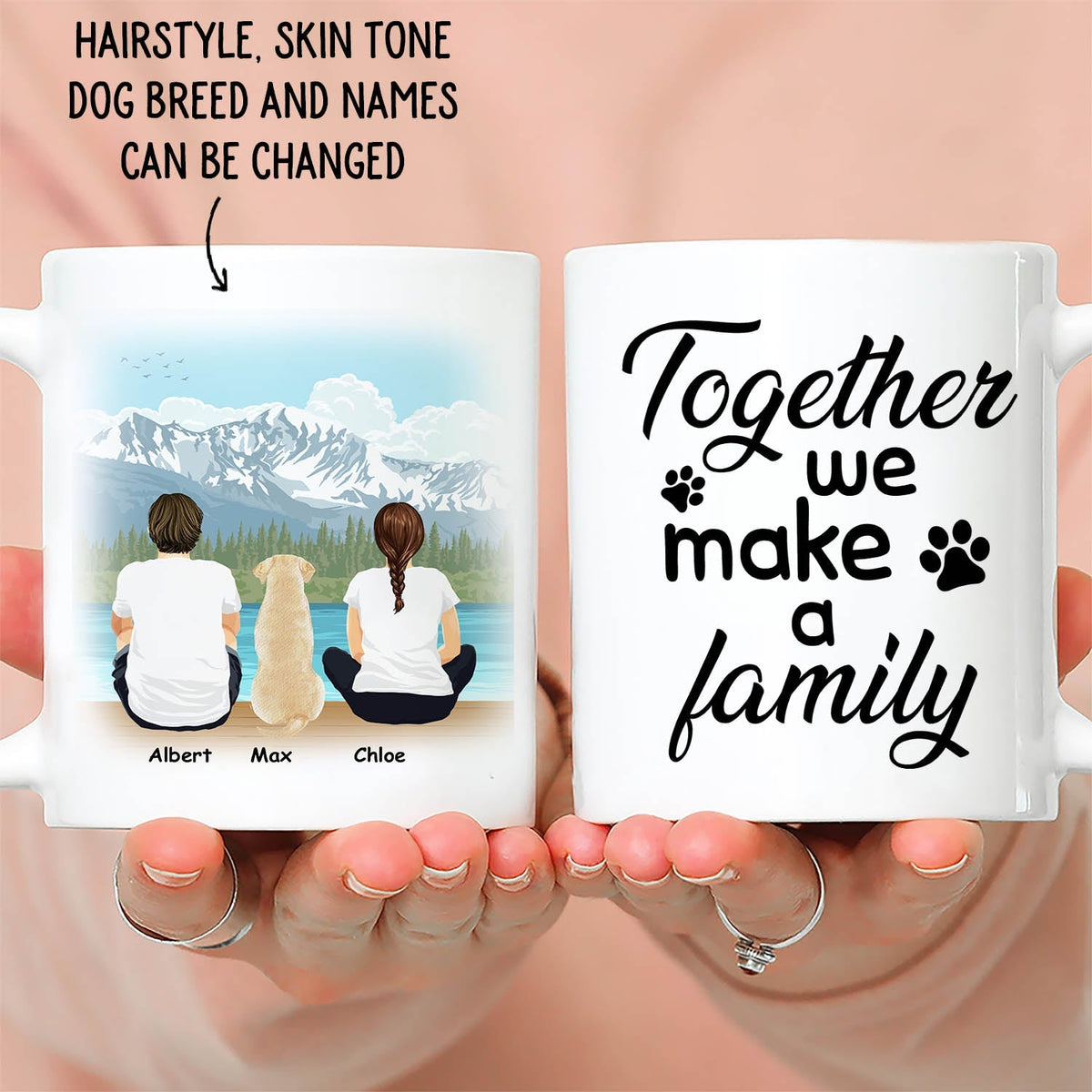 Custom Christmas Birthday Gifts For Dog Lovers • Together We Make - Personalized Coffee Mug