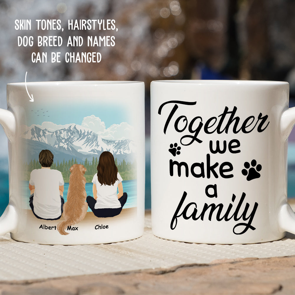 Custom Christmas Birthday Gifts For Dog Lovers • Together We Make - Personalized Coffee Mug