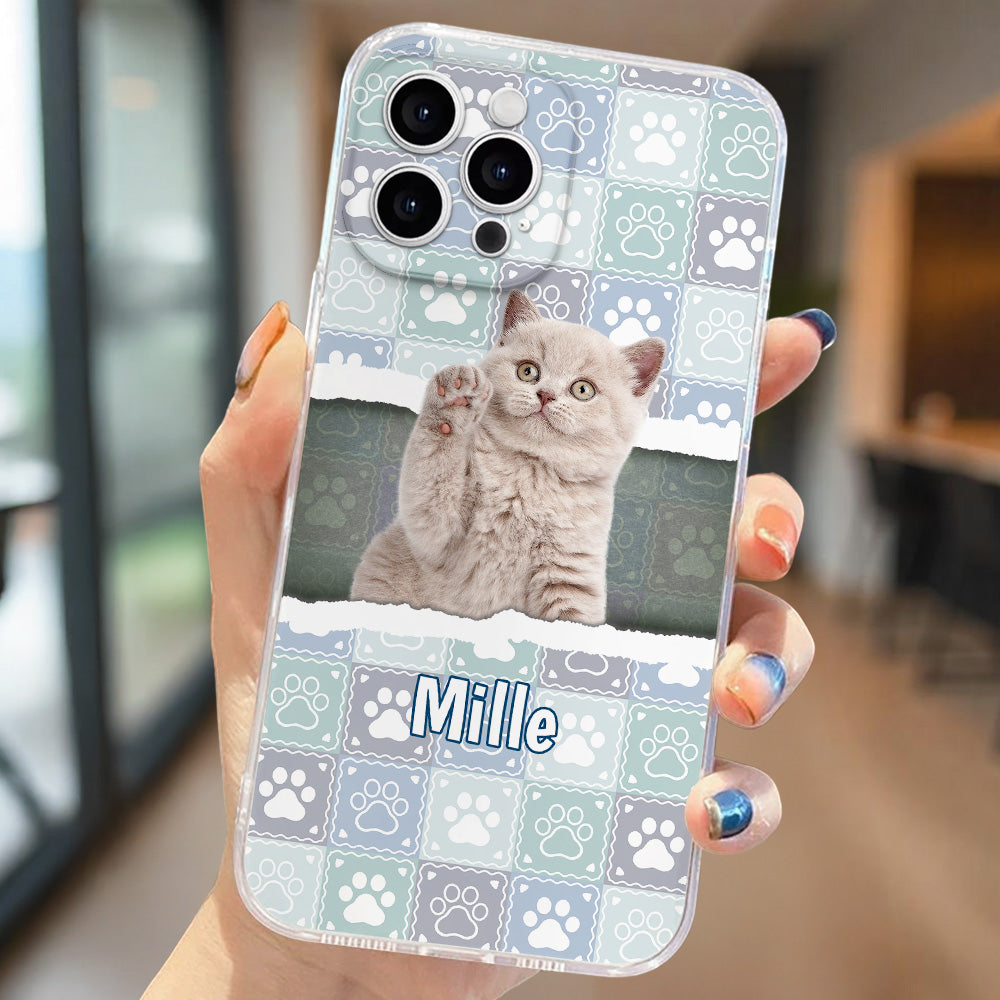 Hide And Seek And Meow Photo - Personalized Phone Case
