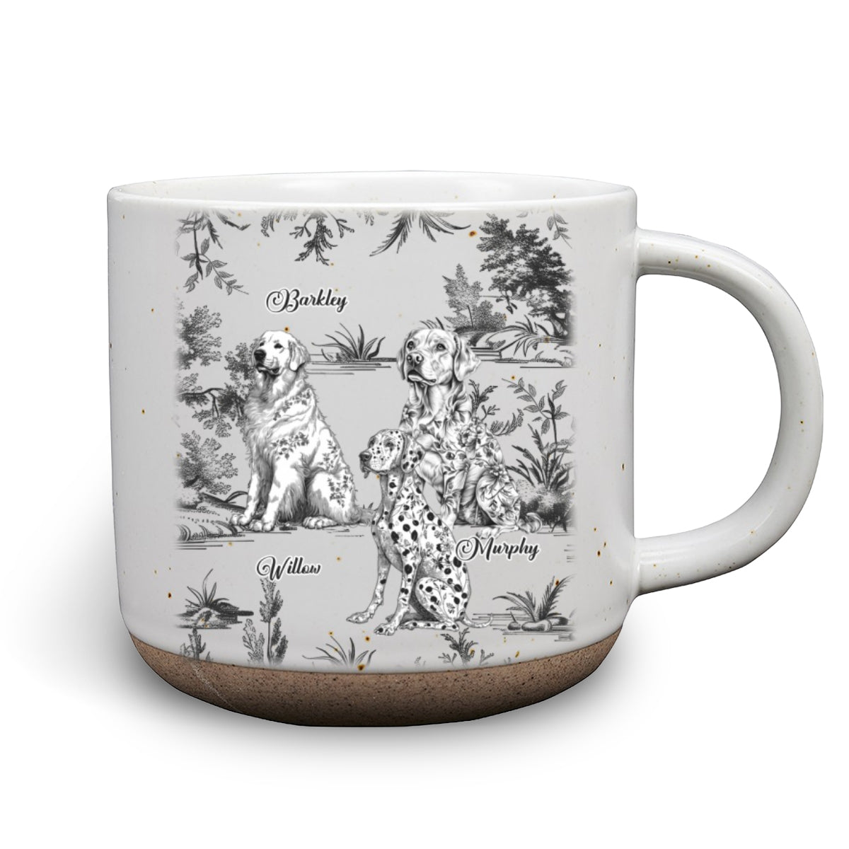 Custom Christmas Birthday Gifts For Dog Mom, Dog Lovers • Fancy You - Personalized Pottery Mug