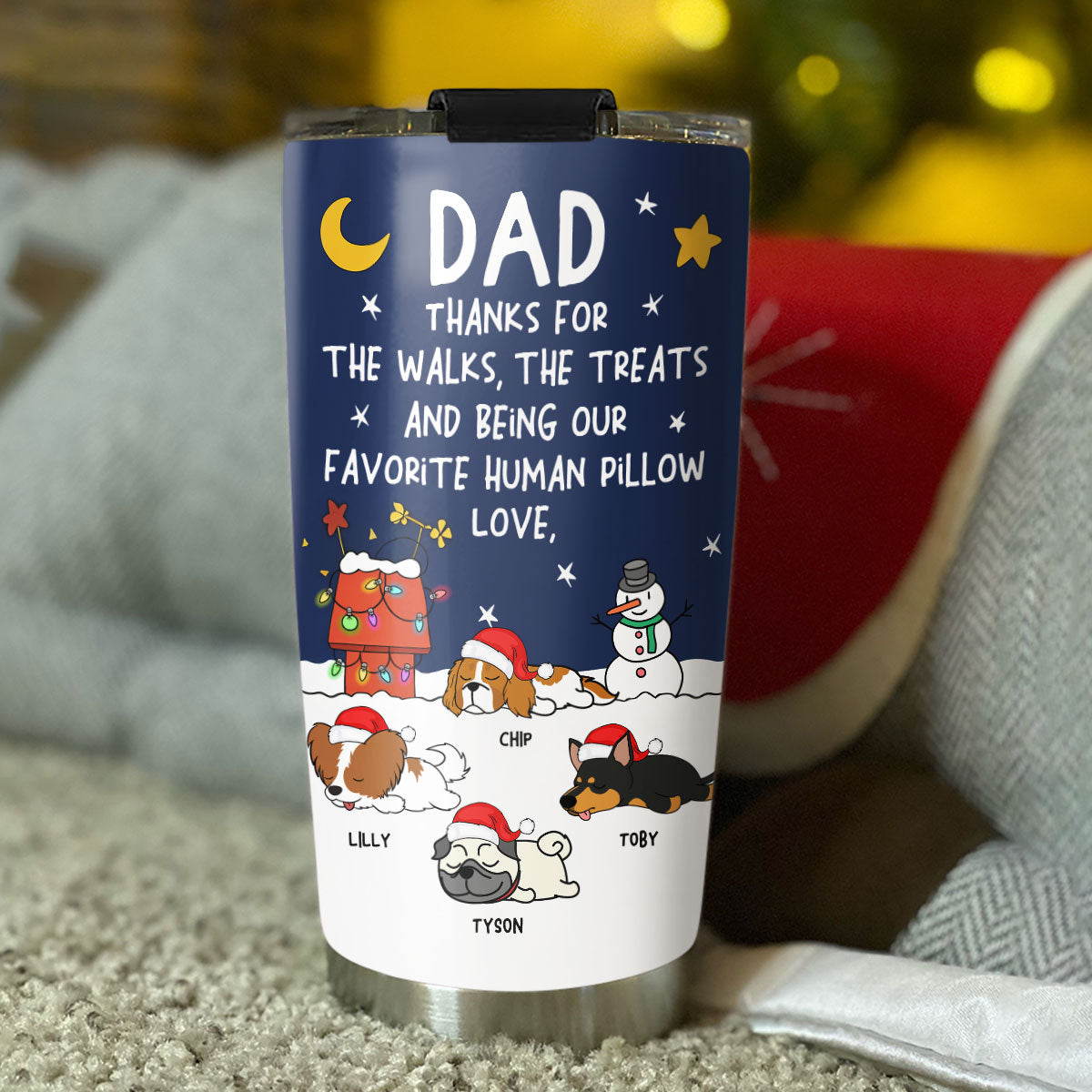 Custom Mother's day Birthday Gifts For Pet Mom, Pet Lovers • Dad Mom We Thank You For - Personalized Tumbler