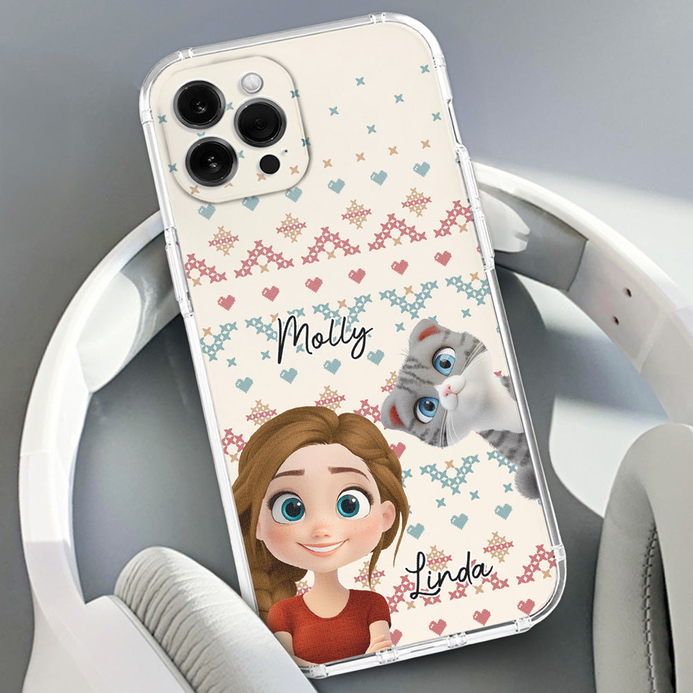 This Cozy Season With Cats - Personalized Phone Case