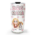 Custom Christmas Birthday Gifts For Dog Mom, Dog Lovers • Cherry On Top - Personalized 3D Inflated Effect Tumbler