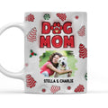 Custom Photo Mother's day Birthday Gifts For Dog Mom, Dog Lovers • Dog Mom Tree Cake Photo - Personalized 3D Inflated Effect Mug