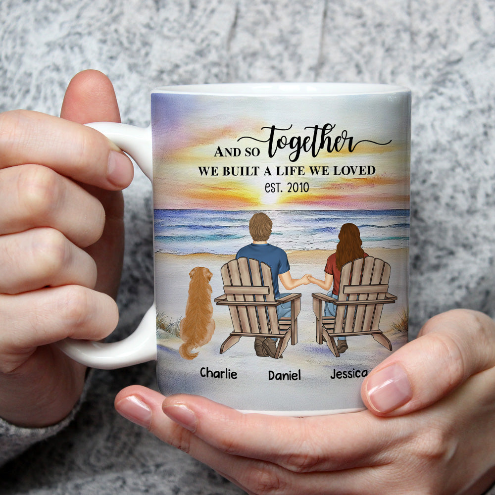 Custom Christmas Birthday Gifts For Dog Lovers • A Life We Want - Personalized Coffee Mug