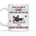 Custom Father's day Birthday Gifts For Dog Dad, Dog Lovers • Other Dogs - Personalized 3D Inflated Effect Mug