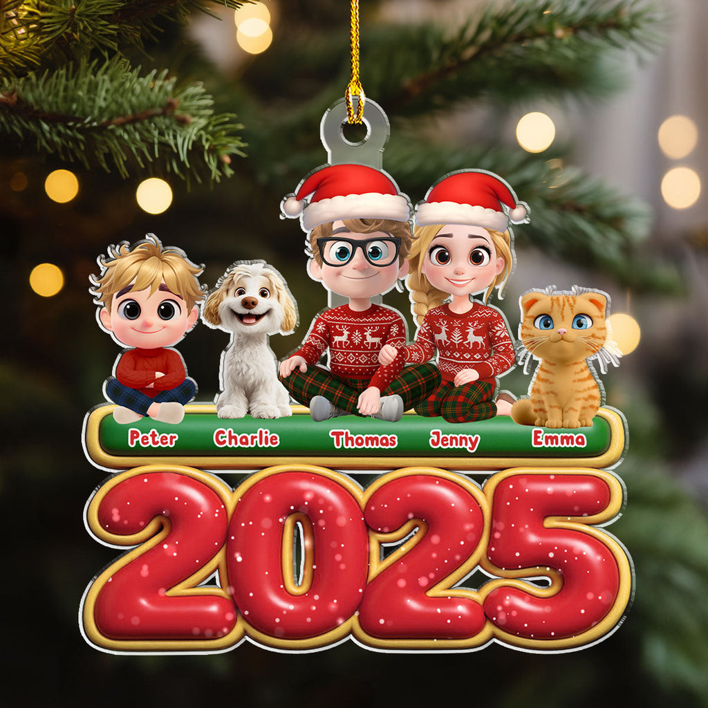 We And Our Kids Pet Version - Personalized Acrylic Ornament