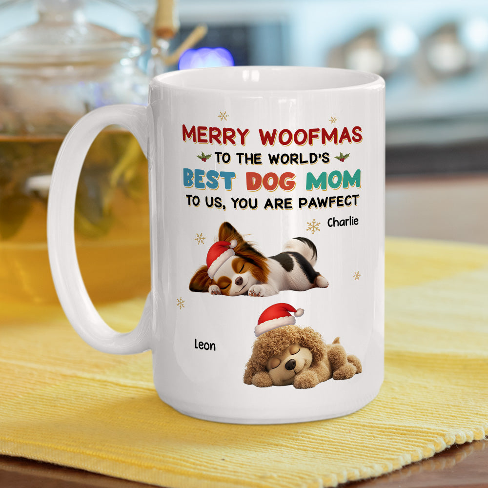 Custom Christmas Birthday Gifts For Dog Lovers • You Are Pawfect - Personalized Coffee Mug