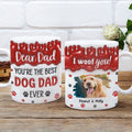 Custom Photo Christmas Birthday Gifts For Dog Lovers • You Are The Best Dog Mom Dad Ever Photo - Personalized 3D Inflated Effect Mug
