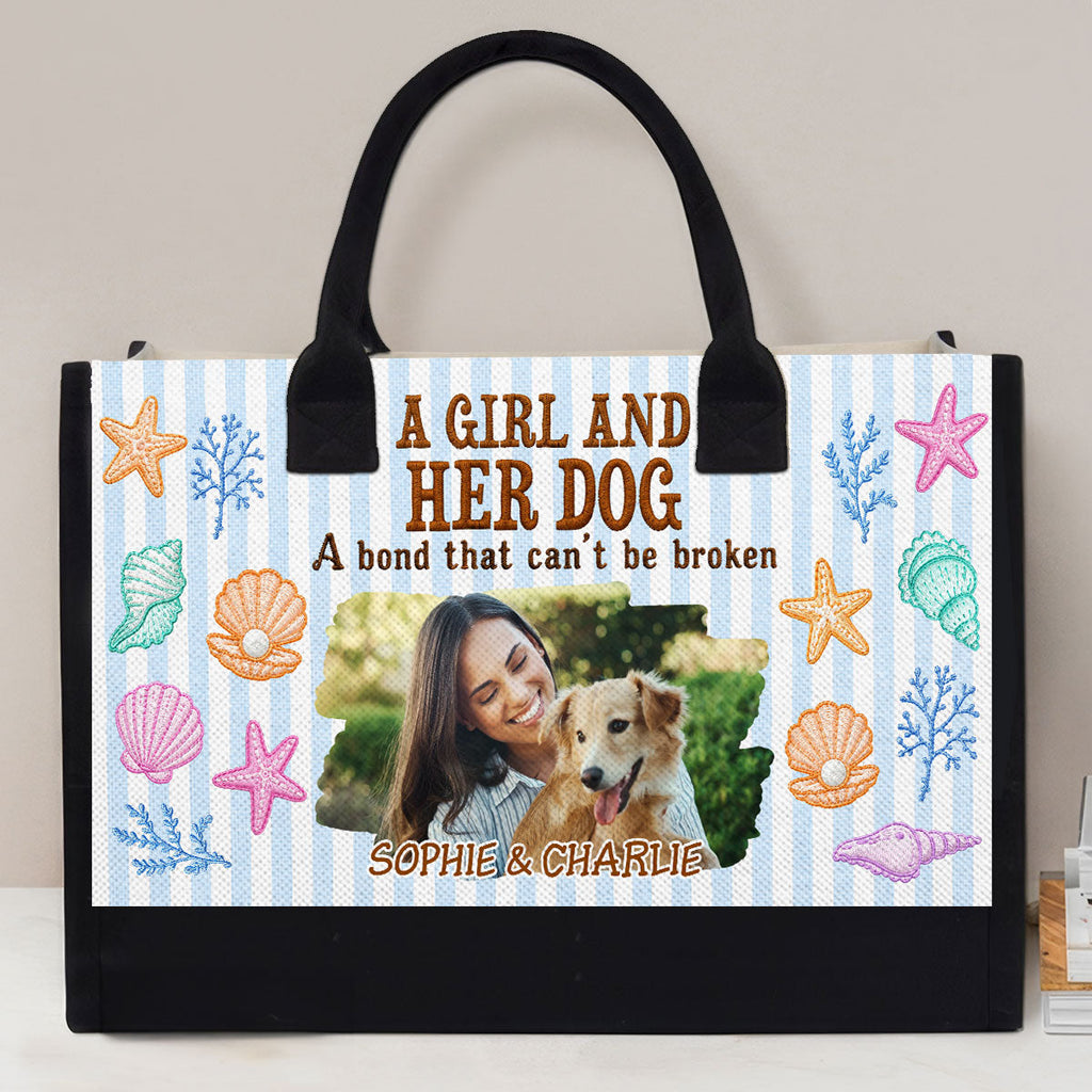 Bonding In Summer Photo - Personalized Canvas Tote Bag
