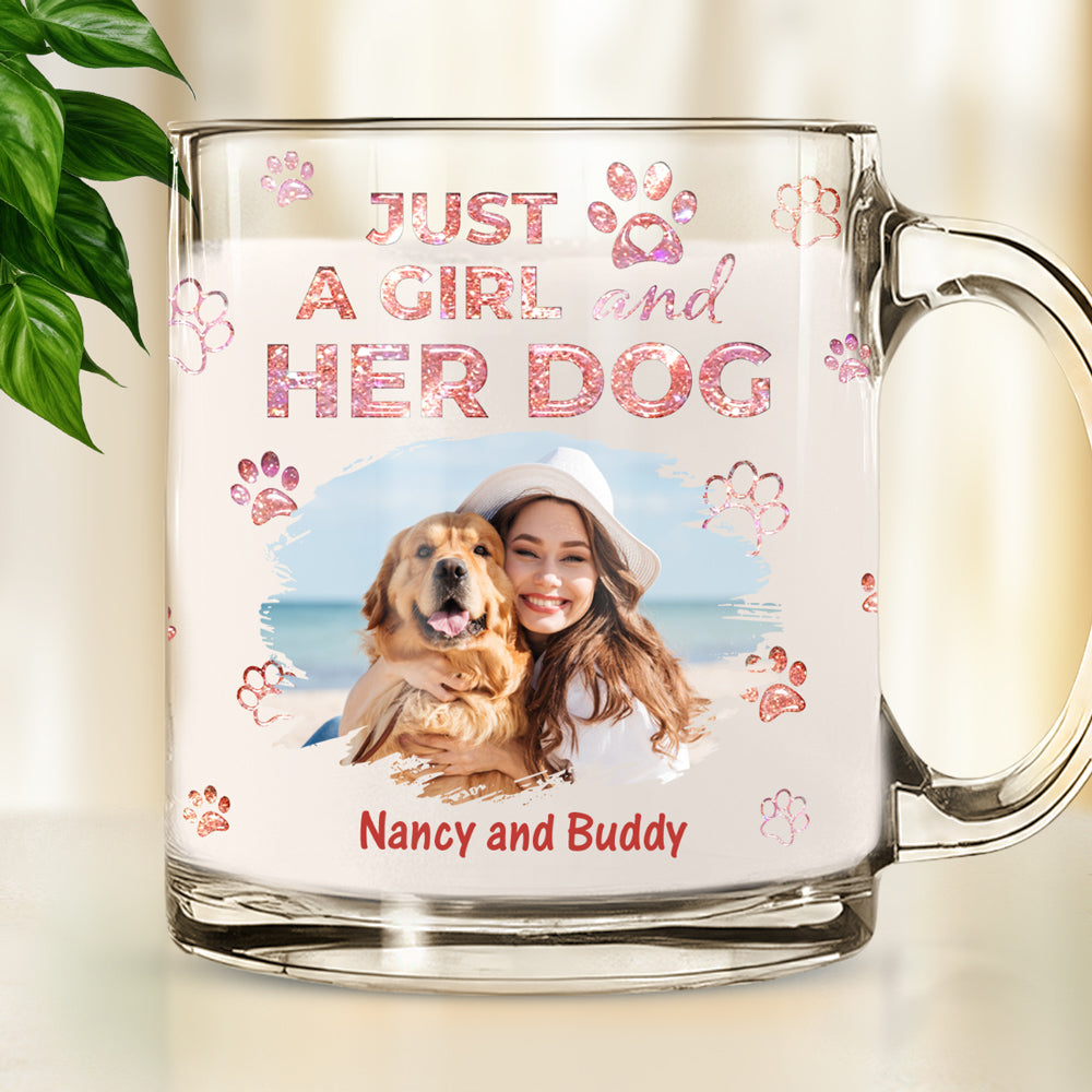Custom Photo Christmas Birthday Gifts For Dog Mom, Dog Lovers • You Are The Miracle Photo - Personalized 3D Inflated Effect Glass Mug