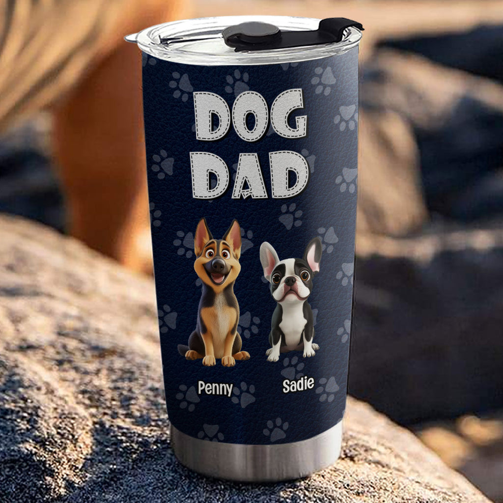 Custom Christmas Birthday Gifts For Dog Lovers • A Little Dog Gonna Love You - Personalized Tumbler