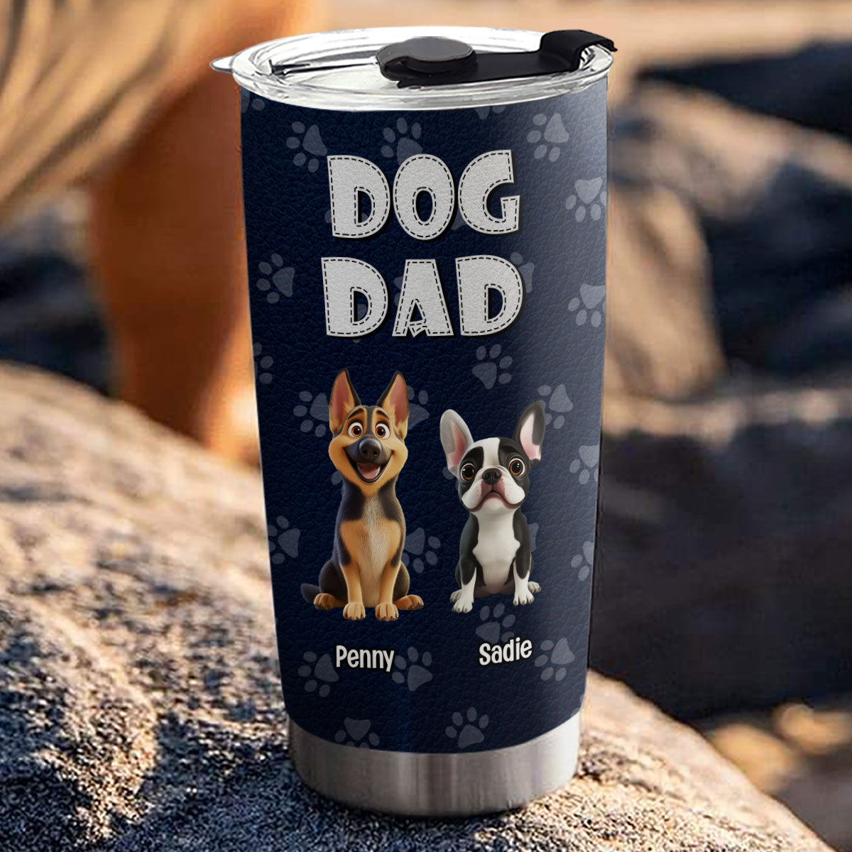 Custom Christmas Birthday Gifts For Dog Lovers • A Little Dog Gonna Love You - Personalized Tumbler