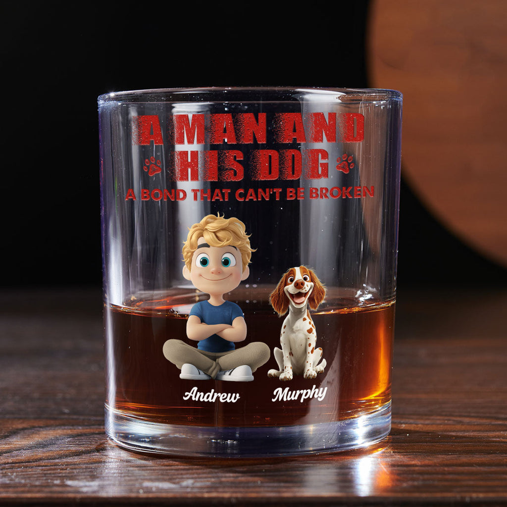 Best Parent To Me - Personalized Whiskey Glass