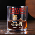 Best Parent To Me - Personalized Whiskey Glass