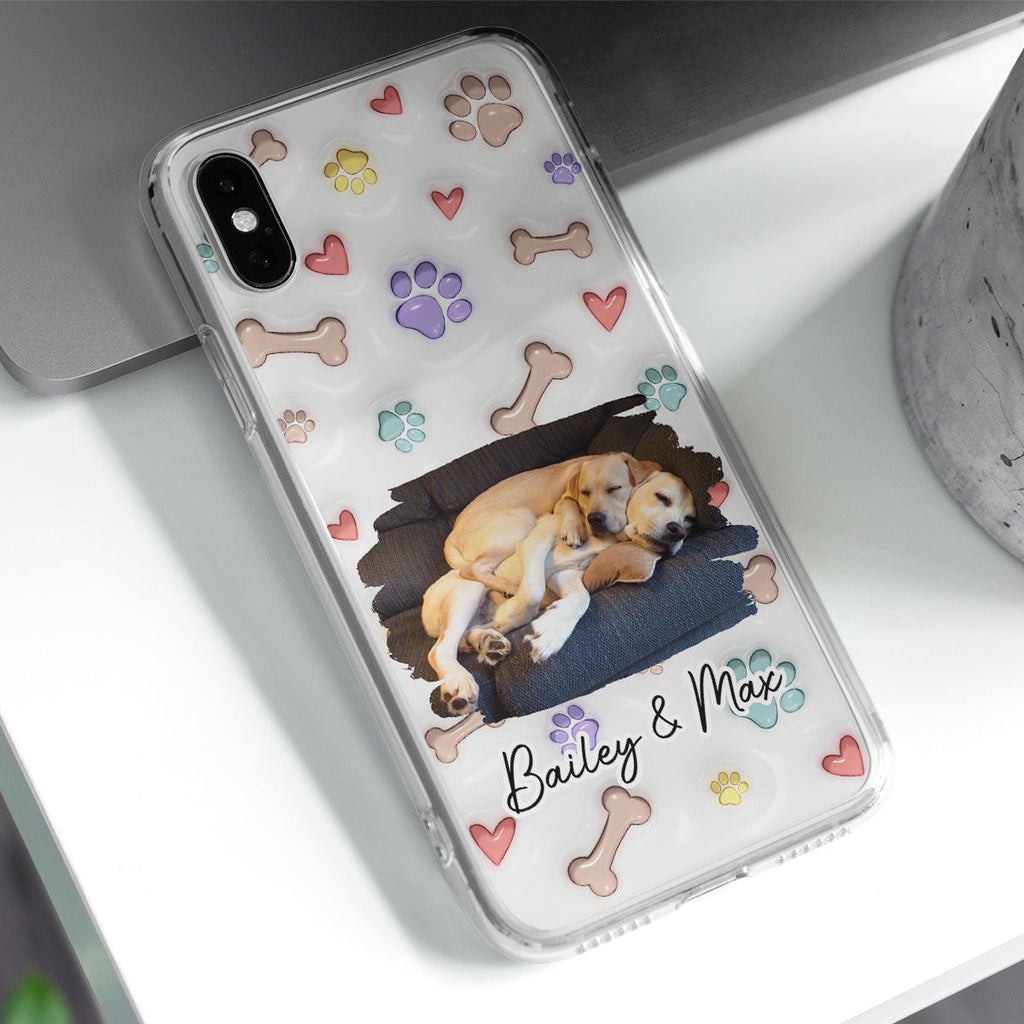 Baby Lovely Dogs Version Photo - Personalized 3D Inflated Effect Phone Case
