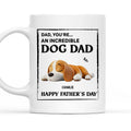 Custom Father's day Birthday Gifts For Dog Dad, Dog Lovers • My Super Cool Dog Dad - Personalized Coffee Mug