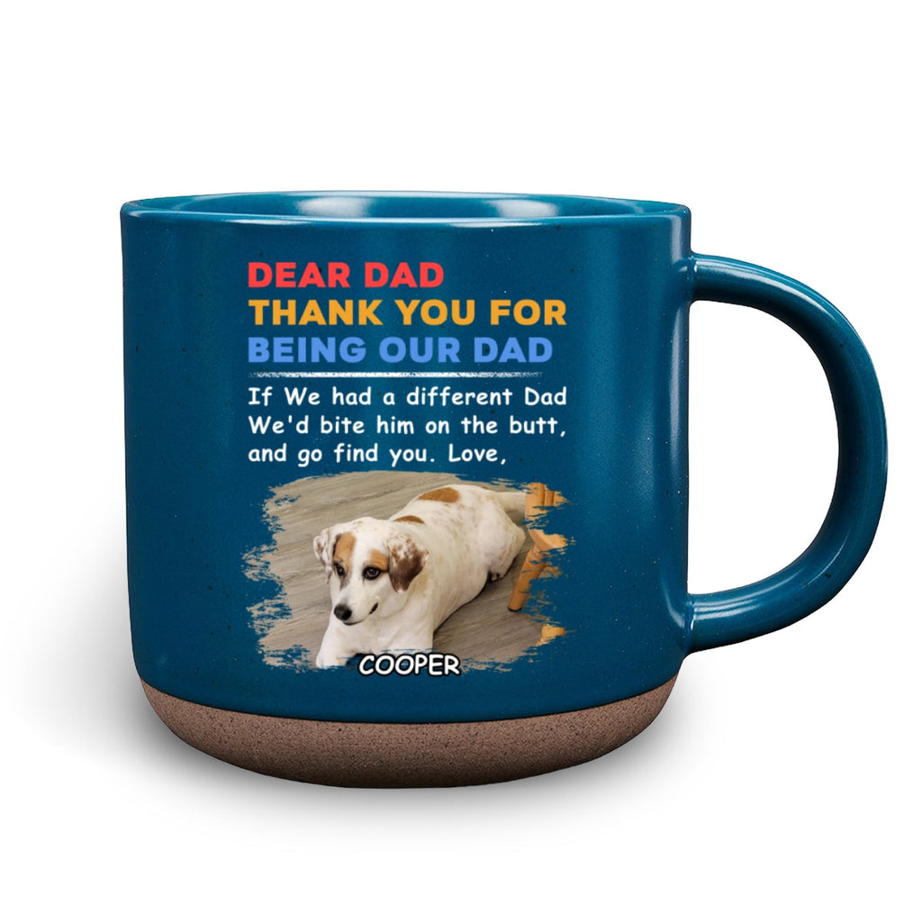 If I Had A Different Mom Dad Photo - Personalized Pottery Mug
