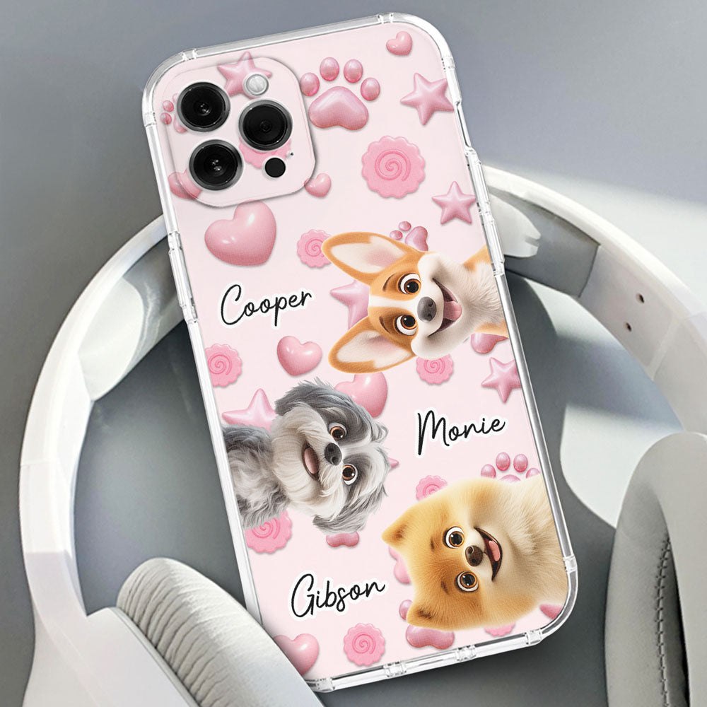 Paw With You - Personalized 3D Inflated Effect Phone Case