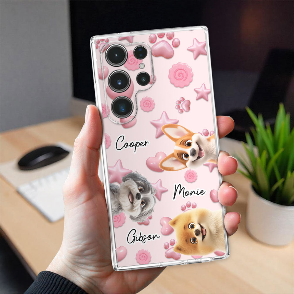 Paw With You - Personalized 3D Inflated Effect Phone Case