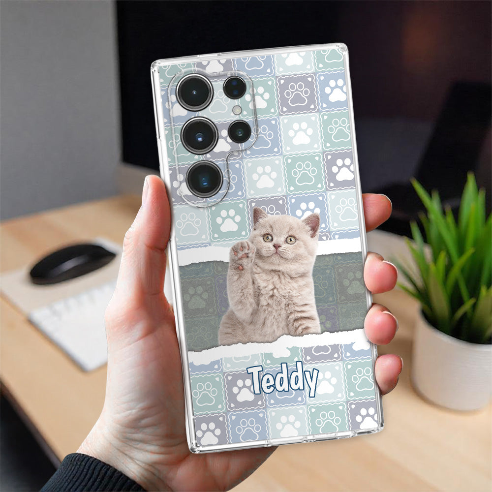 Hide And Seek And Meow Photo - Personalized Phone Case