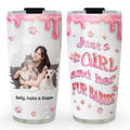 Custom Photo Christmas Birthday Gifts For Pet Mom, Pet Lovers • Every Day Is A Nice Day With My Babies Photo - Personalized 3D Effect Tumbler