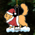 Cat Snow - Personalized Acrylic Ornament