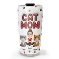 Custom Mother's day Birthday Gifts For Pet Mom, Pet Lovers • Lovely Cat Mom New Style - Personalized 3D Inflated Effect Tumbler