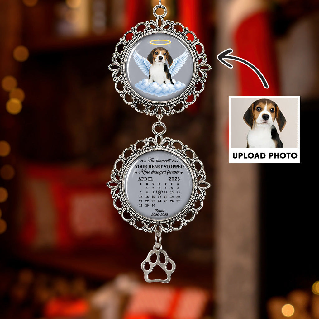 Custom Christmas Memorial Sympathy Gifts For Dogs, Cats • Not Ready To Lose You - Personalized Charming Ornament