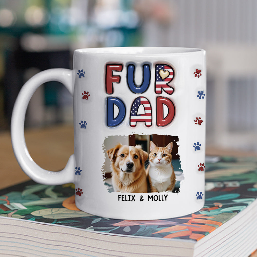 Custom Photo Christmas Birthday Gifts For Pet Lovers • My Lovely Pet Photo - Personalized 3D Inflated Effect Mug