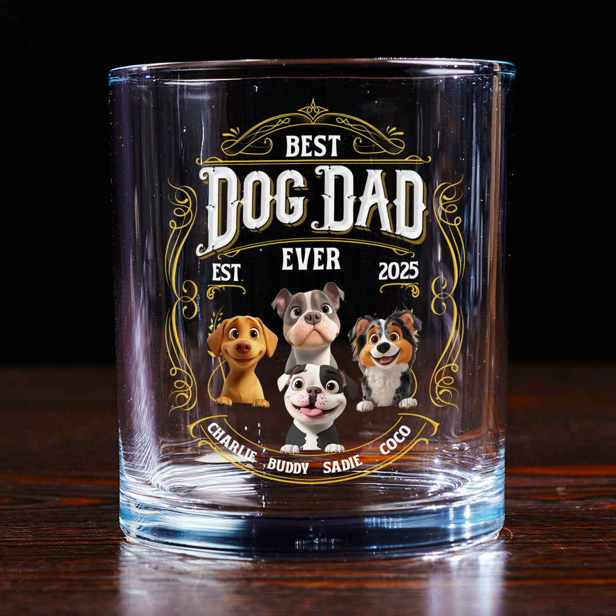 Whiskey Logo - Personalized Whiskey Glass