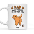 Custom Christmas Birthday Gifts For Dog Lovers • I Do For You - Personalized Coffee Mug