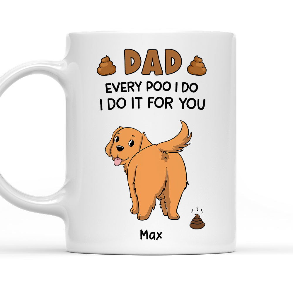 Custom Christmas Birthday Gifts For Dog Lovers • I Do For You - Personalized Coffee Mug
