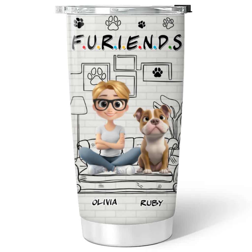 Custom Christmas Birthday Gifts For Pet Lovers • Your Fur Friend - Personalized Tumbler