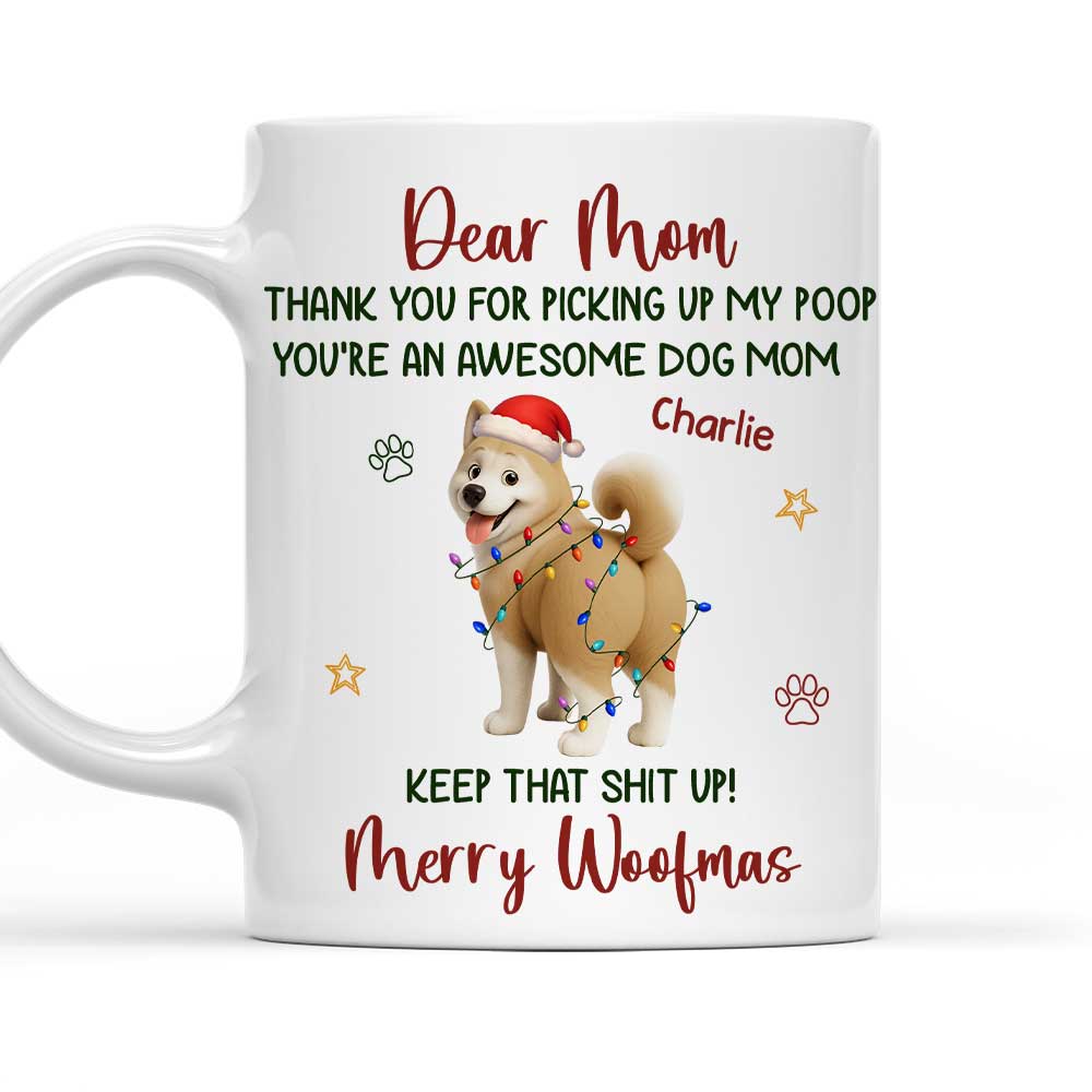 Custom Christmas Birthday Gifts For Dog Lovers • Awesome Dog Parent - Personalized Coffee Mug