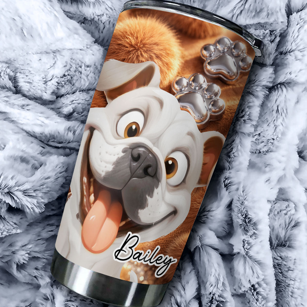 Custom Mother's day Birthday Gifts For Dog Mom, Dog Lovers • Cute Dogs - Personalized 3D Effect Tumbler