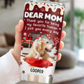 Custom Photo Christmas Birthday Gifts For Dog Lovers • We Pick You Every Day Photo - Personalized Tumbler
