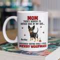 Custom Christmas Birthday Gifts For Dog Lovers • While I Am Pooping - Personalized 3D Inflated Effect Mug