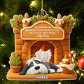 Custom Christmas Memorial Sympathy Gifts For Dogs, Cats • A Gift From Heaven - Personalized Acrylic Ornament