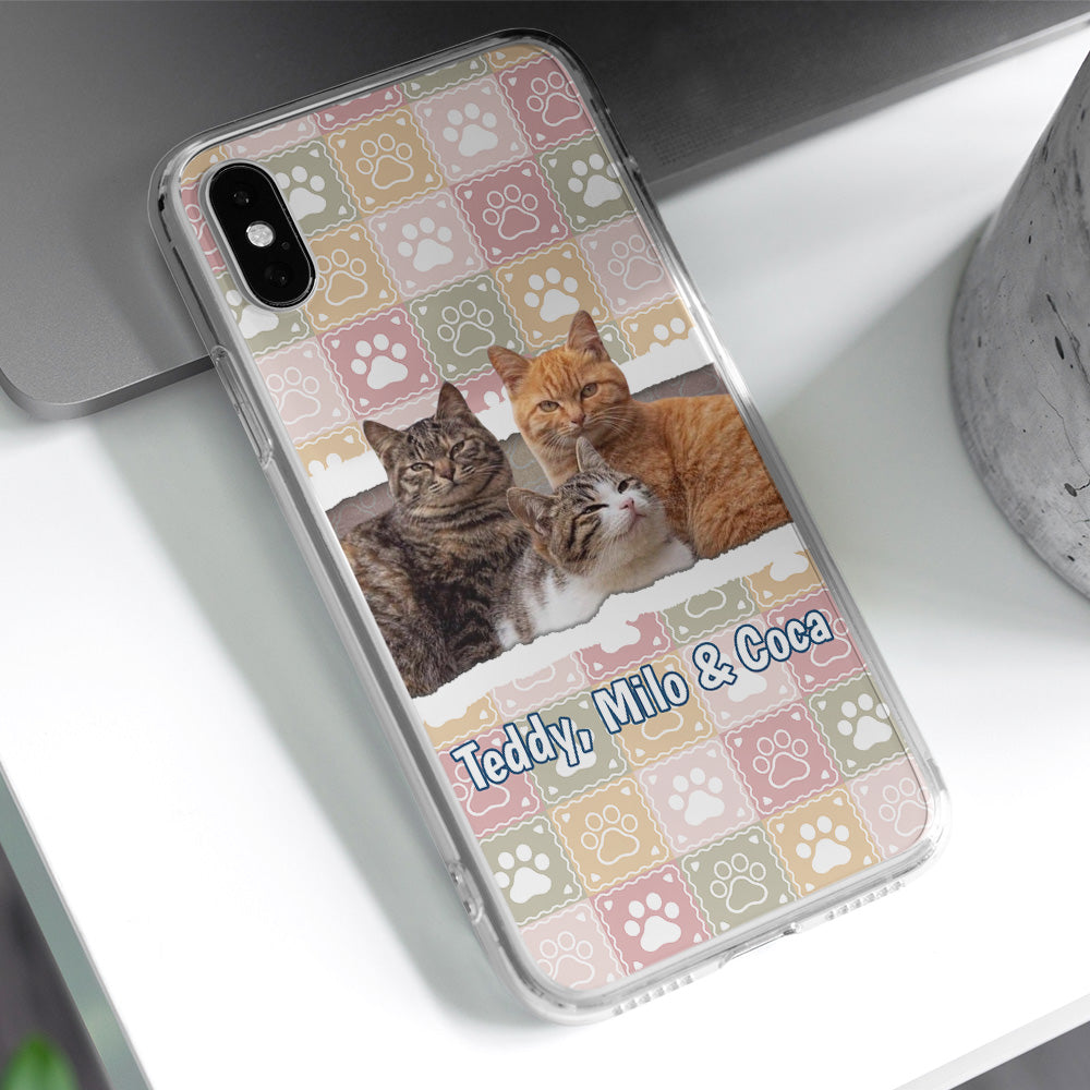 Hide And Seek And Meow Photo - Personalized Phone Case