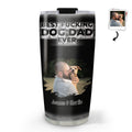 Custom Photo Christmas Birthday Gifts For Dog Dad, Dog Lovers • Such A Dog Dad Photo - Personalized Tumbler
