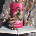 Custom Photo Christmas Birthday Gifts For Dog Mom, Dog Lovers • Us In The Box Photo - Personalized 3D Effect Tumbler