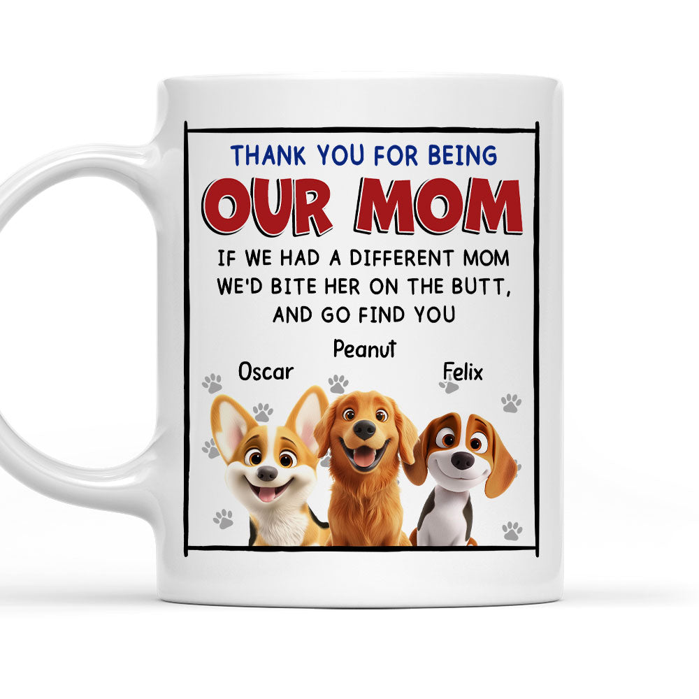 Custom Mother's day Birthday Gifts For Dog Mom, Dog Lovers • If I Had A Different Mom - Personalized Coffee Mug