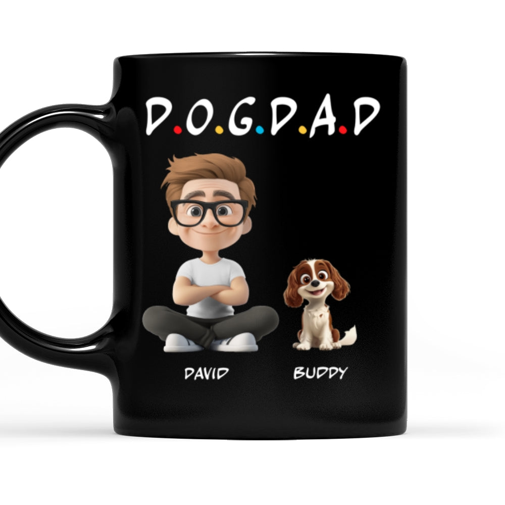 Custom Christmas Birthday Gifts For Dog Dad, Dog Lovers • A Dog Parent - Personalized Coffee Mug