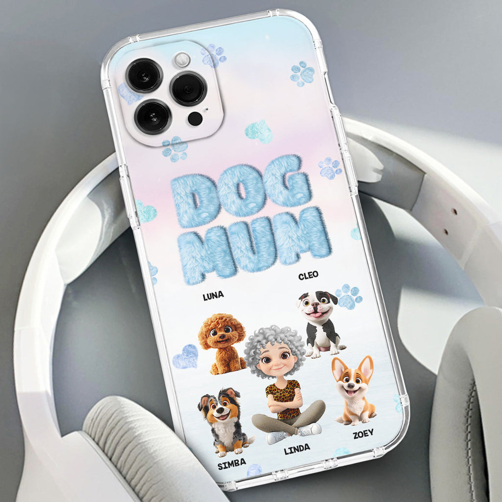 Fluffy Dog Mom - Personalized Phone Case
