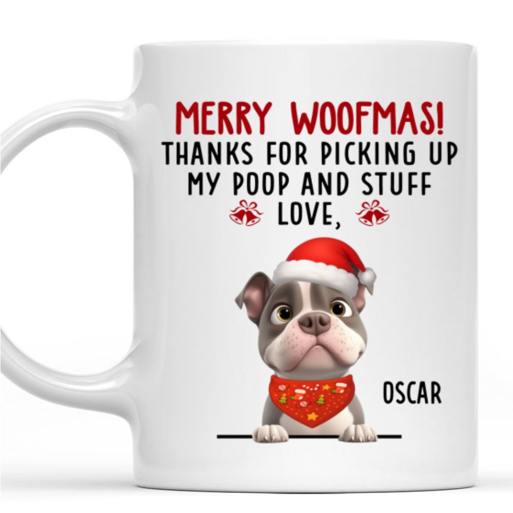 Custom Christmas Birthday Gifts For Dog Lovers • Our Poop And Stuff - Personalized Coffee Mug